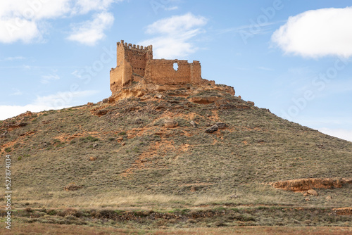 Castle of La Raya (tower of Martín González) next to Monteagudo de las Vicarias, province of Soria, Castile and León, Spain photo