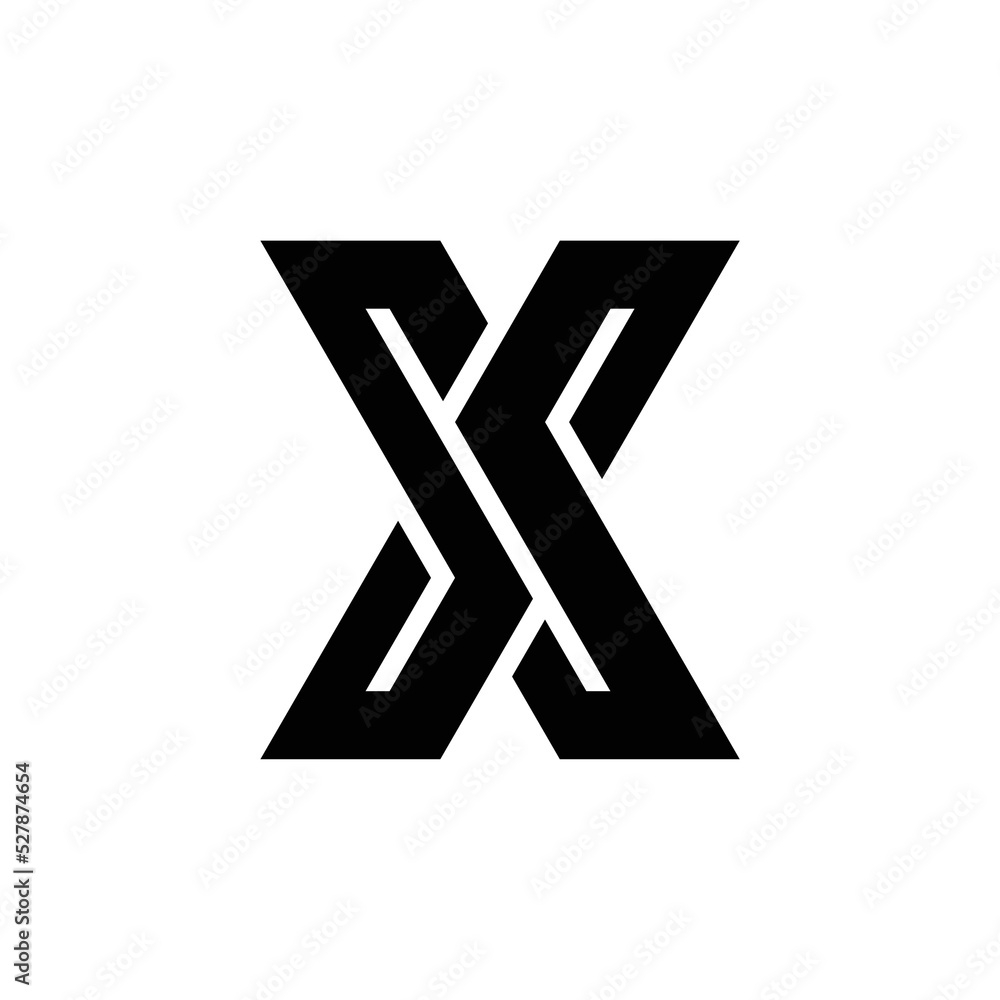 Letter X logo or icon design. template elements. geometric abstract logos Letter X logo or icon design. template elements. geometric abstract logos