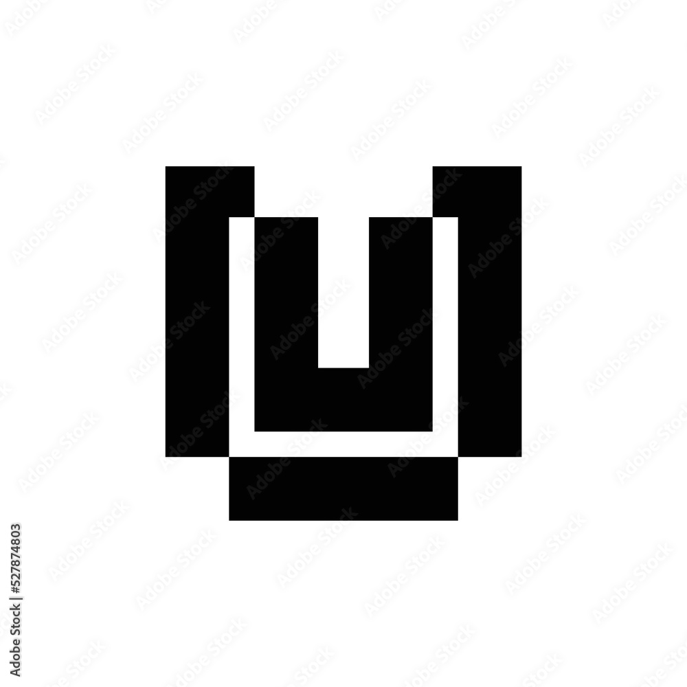 Letter U logo or icon design. template elements. geometric abstract logos Letter U logo or icon design. template elements. geometric abstract logos