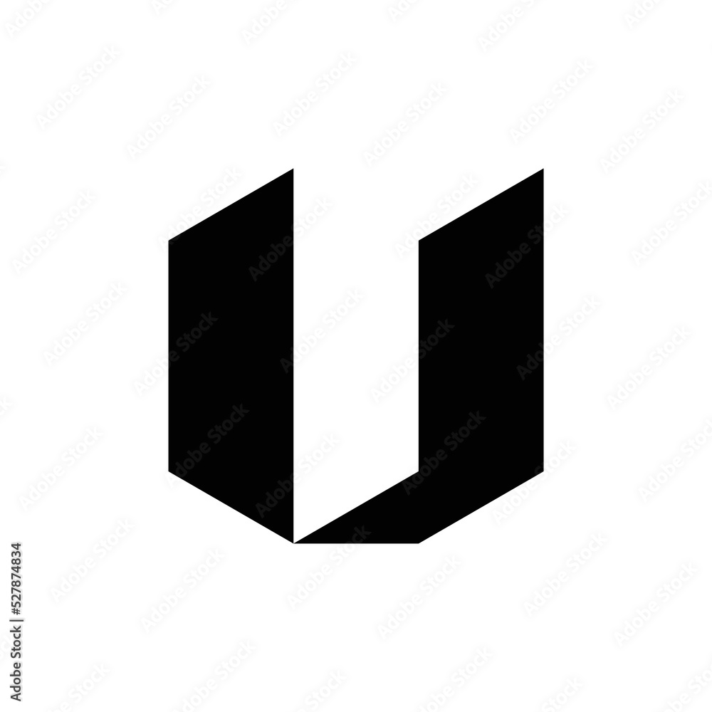 Letter U logo or icon design. template elements. geometric abstract logos Letter U logo or icon design. template elements. geometric abstract logos