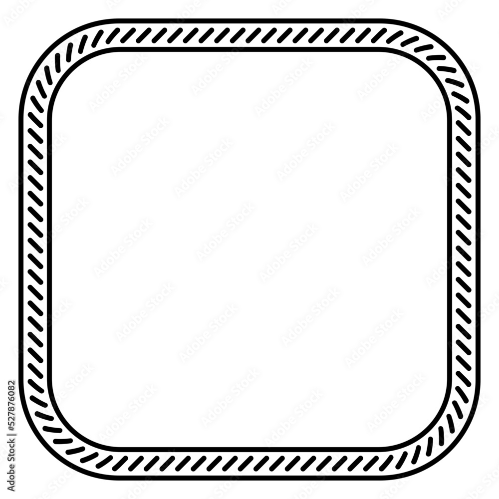 slant line border frame
