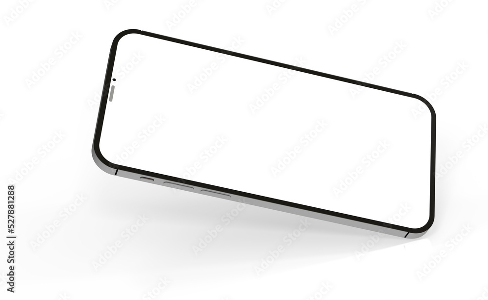 Smartphone. Mobile phone Template. Telephone 3d Smartphone. Mobile phone Template. Telephone 3d