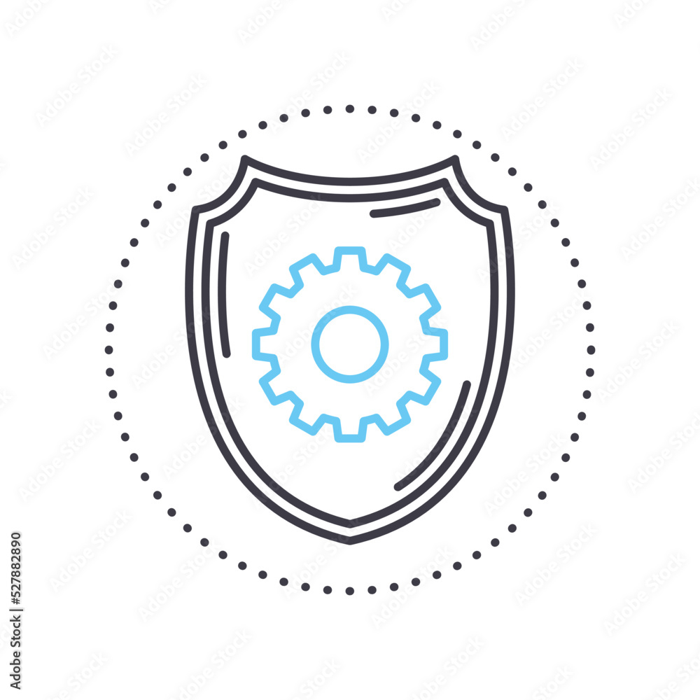 file splitting line icon, outline symbol, vector illustration, concept sign file splitting line icon, outline symbol, vector illustration, concept sign