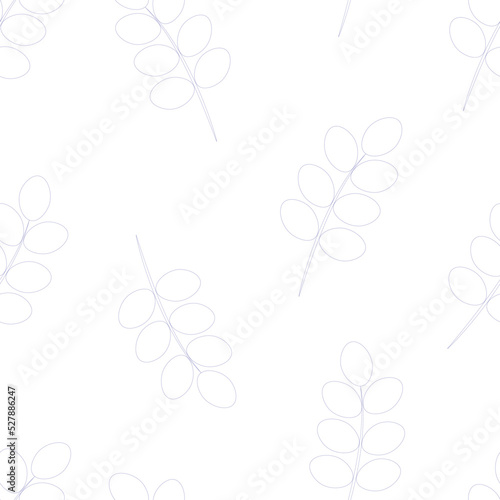 Vector seamless pattern with leaveas photo