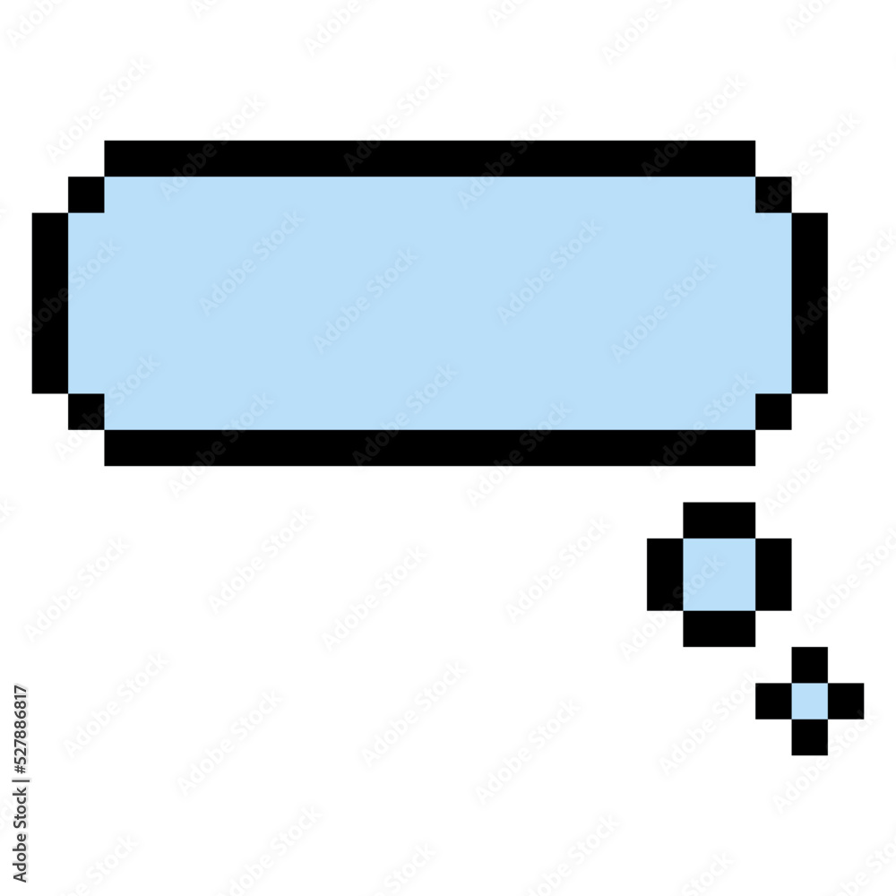 pixel thought bubble