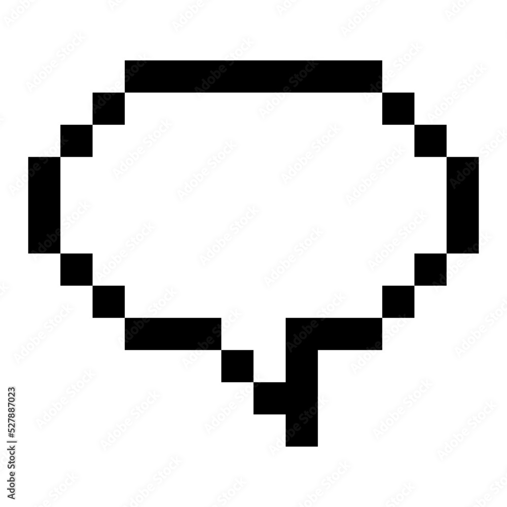 pixel speech bubble
pixel speech bubble