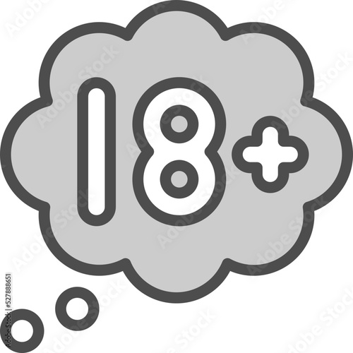Thinking erotic icon