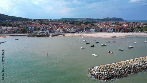 Rhos on Sea, Wales, UK - aerial view 7