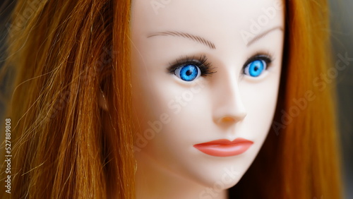 girl mannequin and sky eyes image