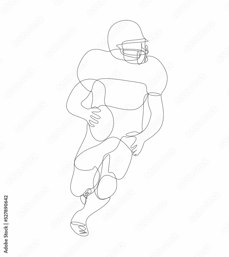Fototapeta premium Man doing sport vector illustration