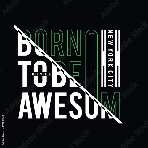 rockstar lettering typography for graphic design, t-shirt prints, poster, vector illustration