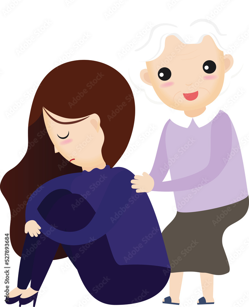 Family hug care father mother to their daughter forgiveness depression sadness compassion loss and despair Family hug care father mother to their daughter forgiveness depression sadness compassion loss and despair