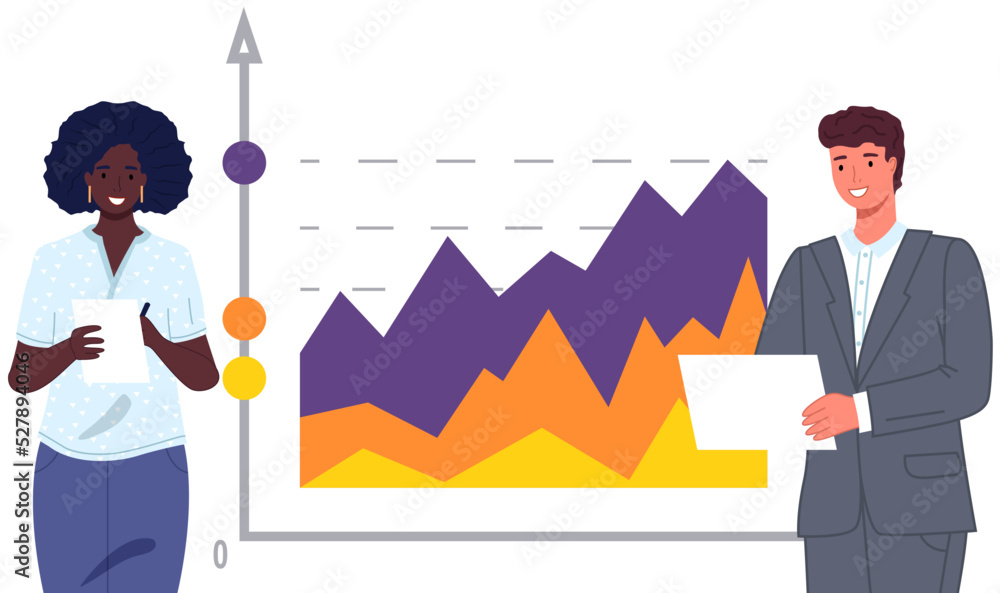 Business people communicating in office discuss statistics, analyze different charts and graphs. Financial accounting concept. Organization process, analytics, planning, report, market analysis Business people communicating in office discuss statistics, analyze different charts and graphs. Financial accounting concept. Organization process, analytics, planning, report, market analysis