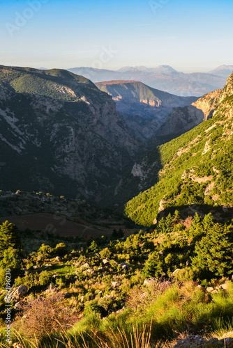 Mountain landscape in Greece