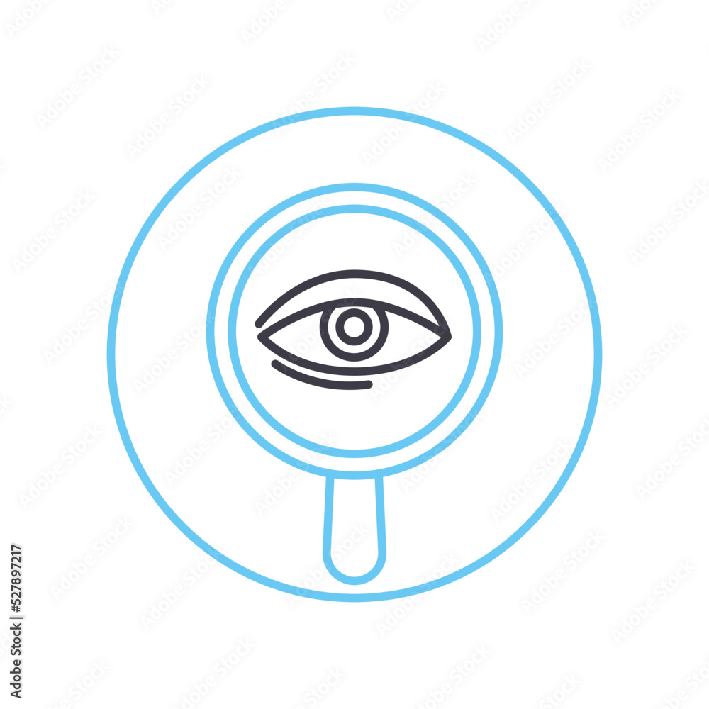 global research line icon, outline symbol, vector illustration, concept sign global research line icon, outline symbol, vector illustration, concept sign