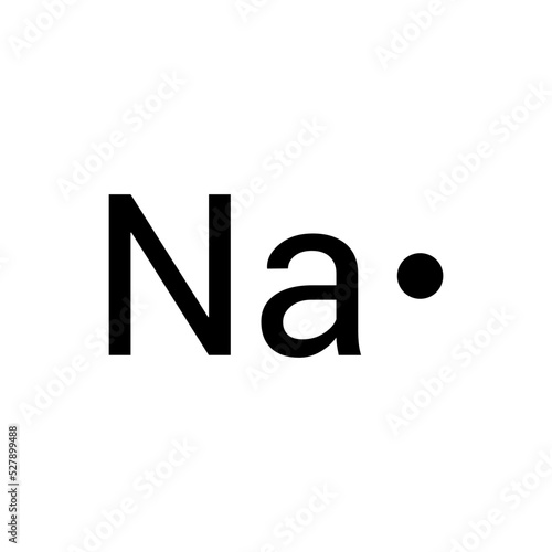 Lewis structure of sodium (Na)