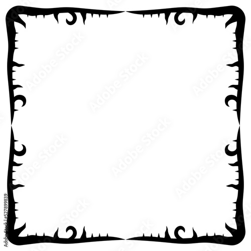 halloween thorn square frame
