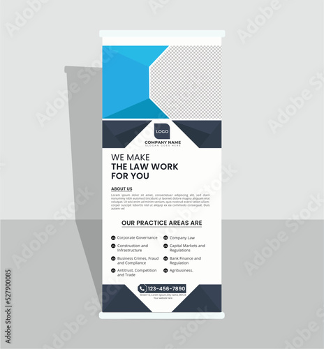Roll up banner for law firm
