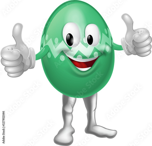 Easter Egg Cartoon Man