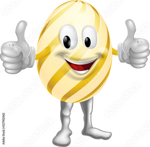 Easter Egg Cartoon Man
