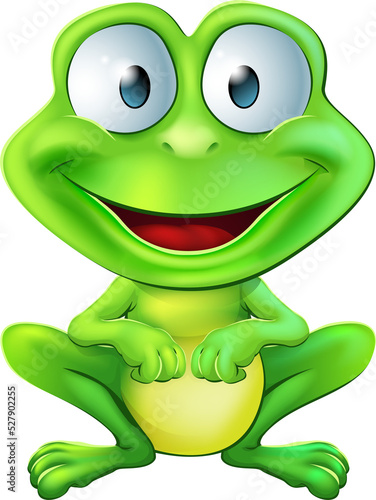 Cute frog character