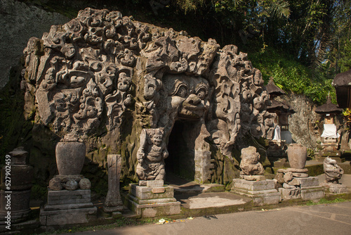 Goa Gajah (or Elephant Cave) 9th Century sanctuary in Bali photo