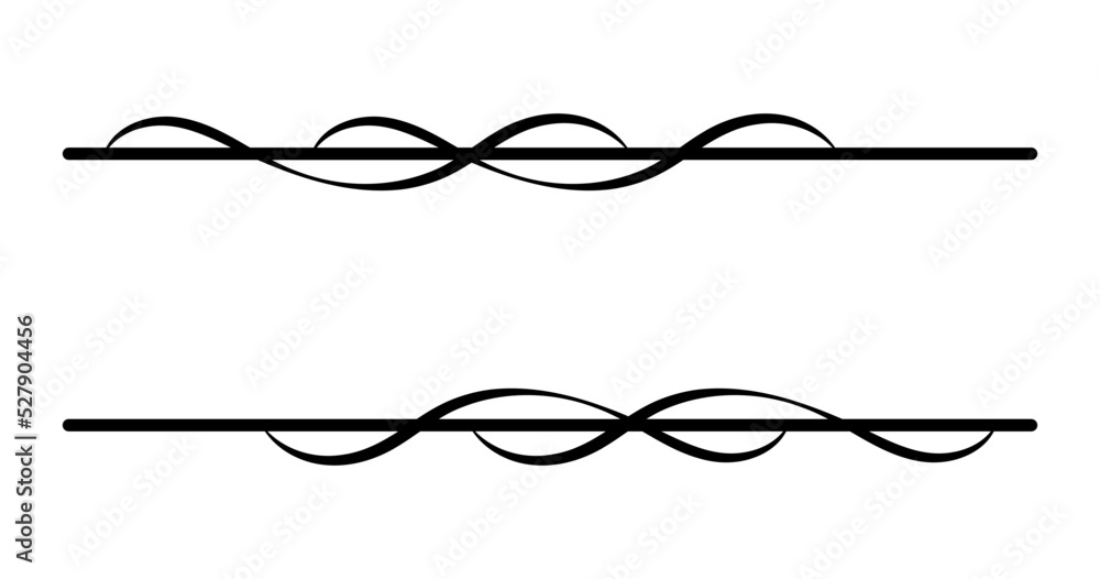 swirl monogram border frame
