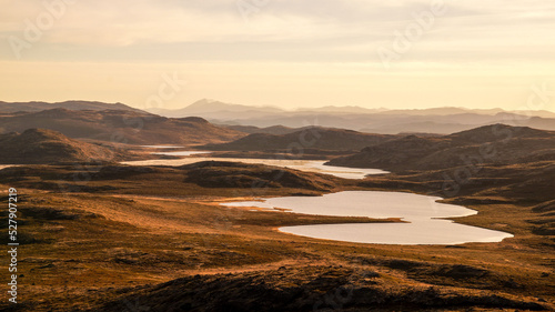 Long distance hiking on the Arctic Circle Trail between Sisimiut and Kangerlussuaq in Greenland. © Christopher