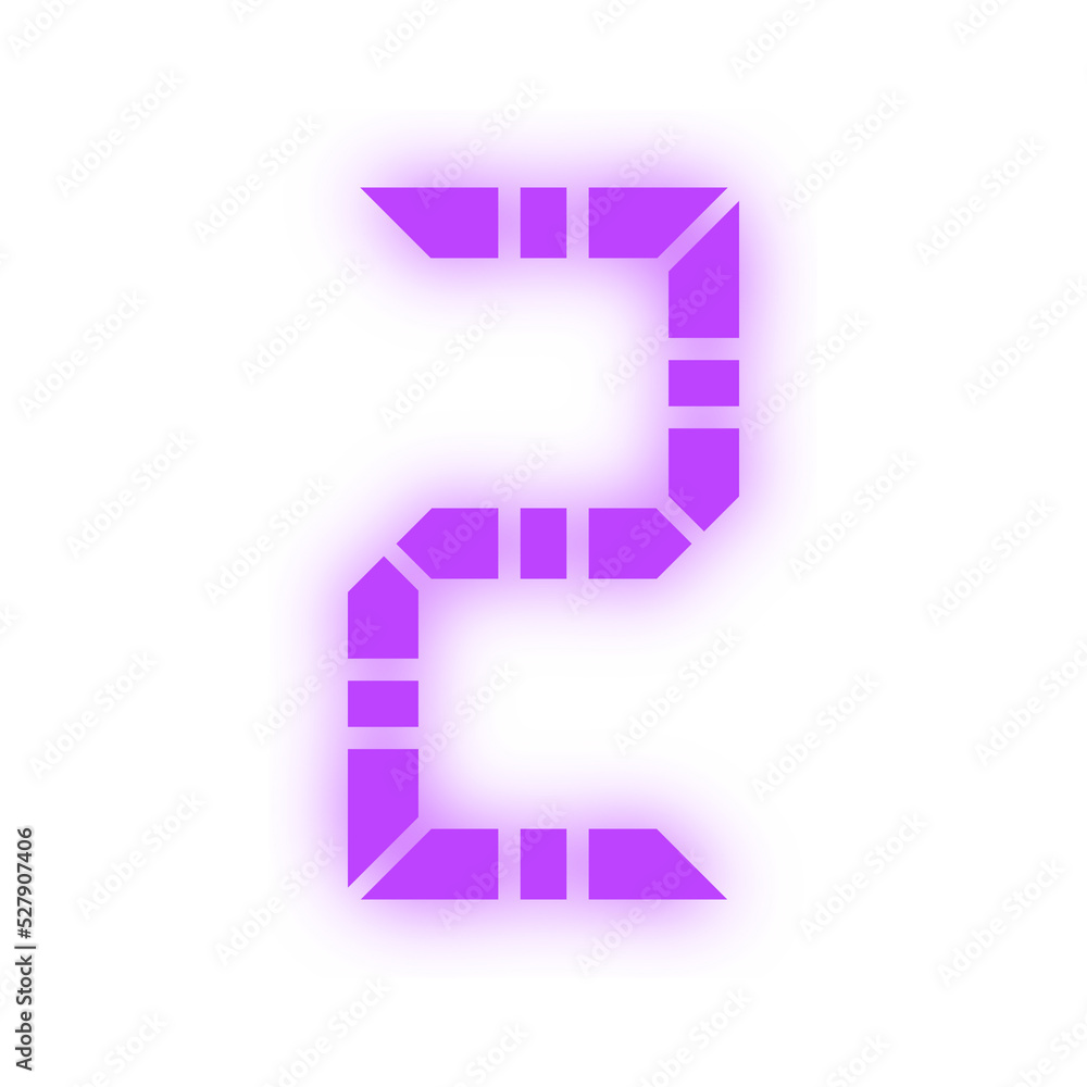 neon digital number
neon digital number