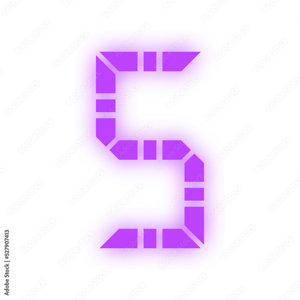 neon digital number
neon digital number