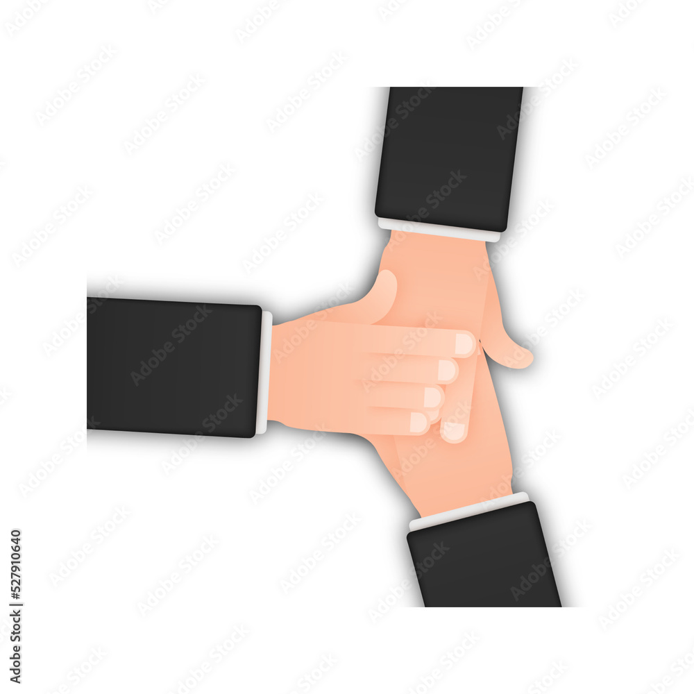 Abstract teamwork hands sign for concept design. Business concept. Teamwork, cooperation. Abstract teamwork hands sign for concept design. Business concept. Teamwork, cooperation.