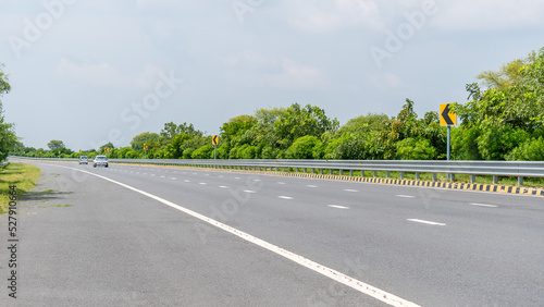 Yamuna expressway, Delhi Agra expressway, Uttar Pradesh, India photo