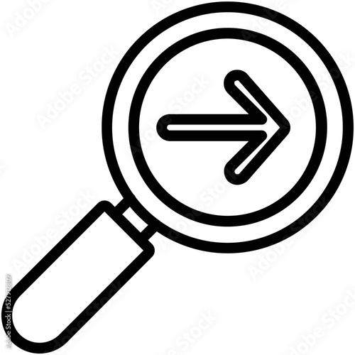 Magnifire Isolated Vector icon which can easily modify or edit

