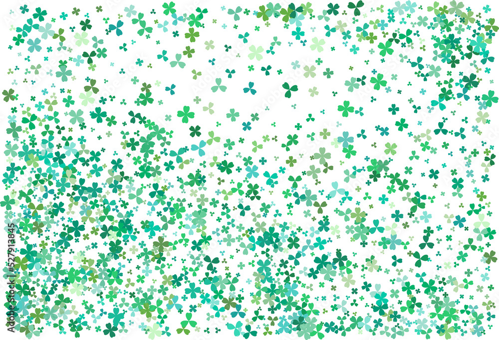 Scattered clover. Scattered clover.