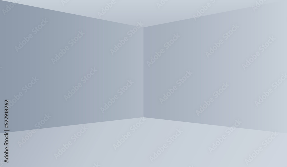 Blank Empty Room Interior Corner White Grey Wall Illustration Blank Empty Room Interior Corner White Grey Wall Illustration