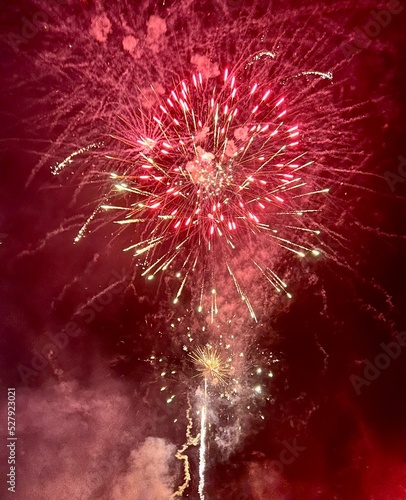 fireworks in the sky