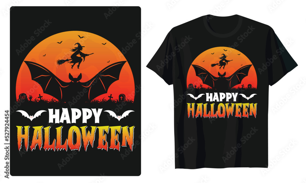 Best Halloween Typography and Graphic for T-Shirt, Banner, Poster, etc Design