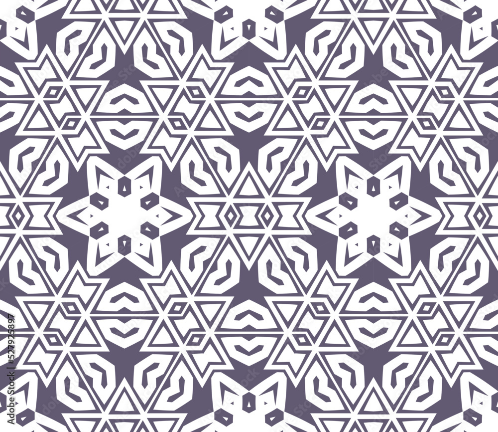 Geometric pattern. Seamless vector background. Ethnic graphic design.