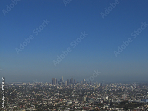 View of downtown in Los Angeles city