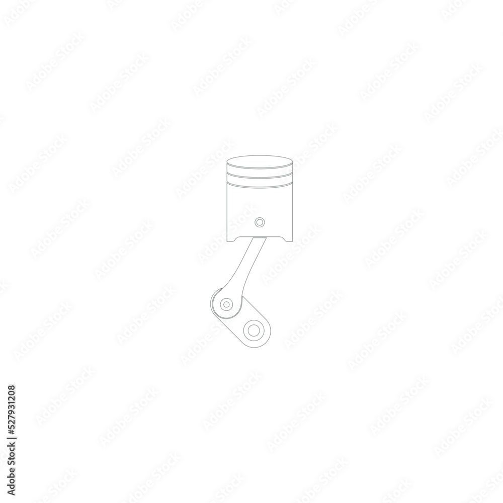 piston icon vector illustration piston icon vector illustration