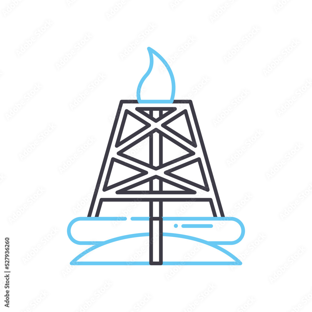 natural oil line icon, outline symbol, vector illustration, concept sign natural oil line icon, outline symbol, vector illustration, concept sign