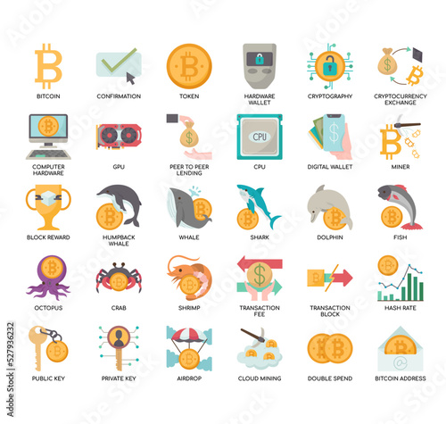 Bitcoin, Thin Line and Pixel Perfect Icons