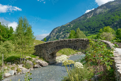 Wallpaper Mural bridge in the mountains Torontodigital.ca