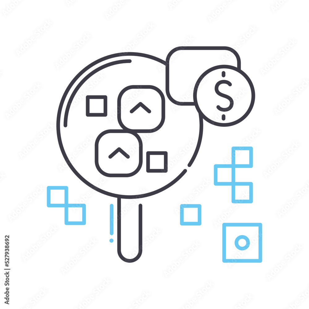 objective line icon, outline symbol, vector illustration, concept sign objective line icon, outline symbol, vector illustration, concept sign