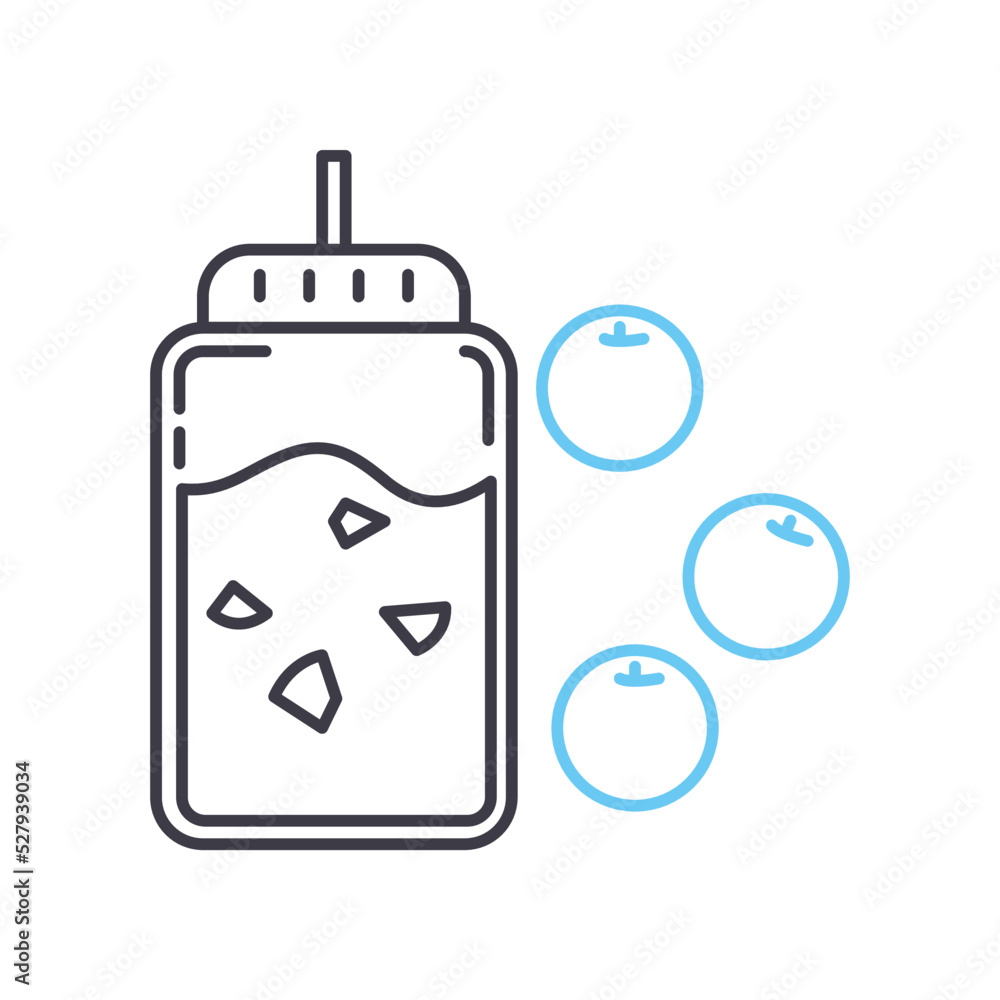 nourishing drink line icon, outline symbol, vector illustration, concept sign nourishing drink line icon, outline symbol, vector illustration, concept sign