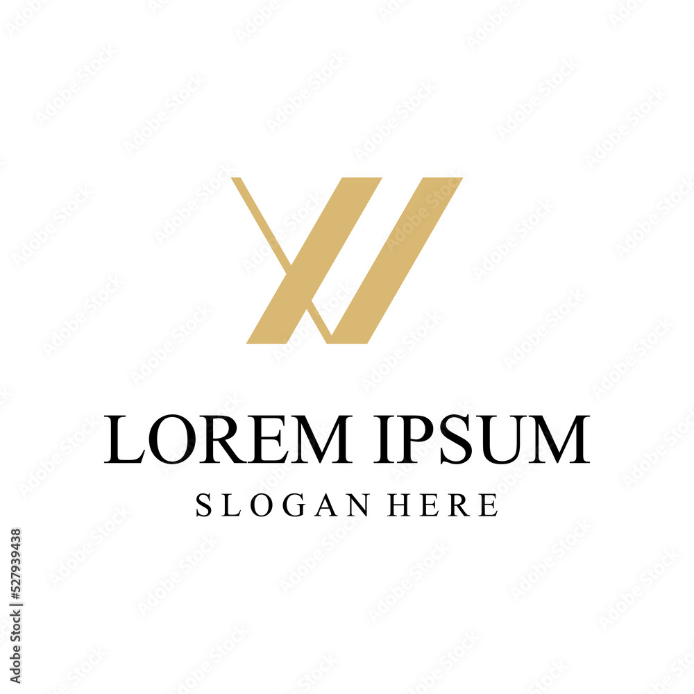 luxury monogram letter YV logo design luxury monogram letter YV logo design