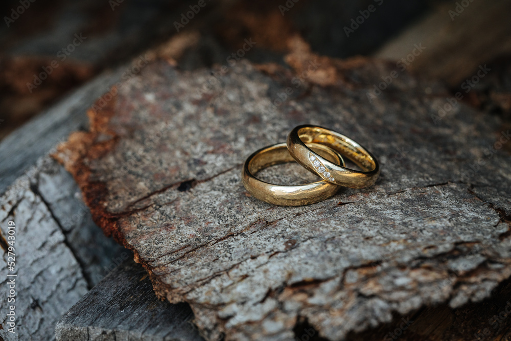 Wedding rings close up Wedding rings close up