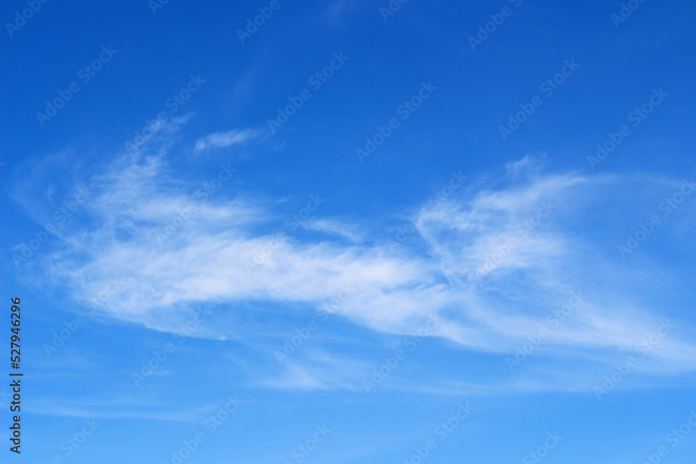 clouds in the blue sky