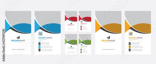 Modern Creative Business Card Template Vector, Elegant Simple Minimal Visiting Card Design Layout