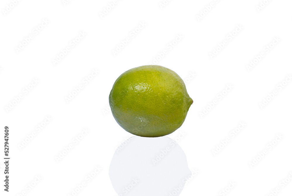 green lime isolated on white background green lime isolated on white background